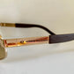 Sergio Tacchini 90s vintage sunglasses - golden frame made in Italy