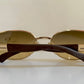 Sergio Tacchini 90s vintage sunglasses - golden frame made in Italy