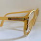 Christian Dior 80s vintage glasses - yellow and white frame
