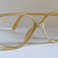Christian Dior 80s vintage glasses - yellow and white frame