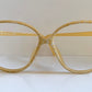 Christian Dior 80s vintage glasses - yellow and white frame