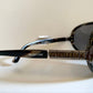 Valentino 90s vintage sunglasses - XL mask style aviator frames - small faces