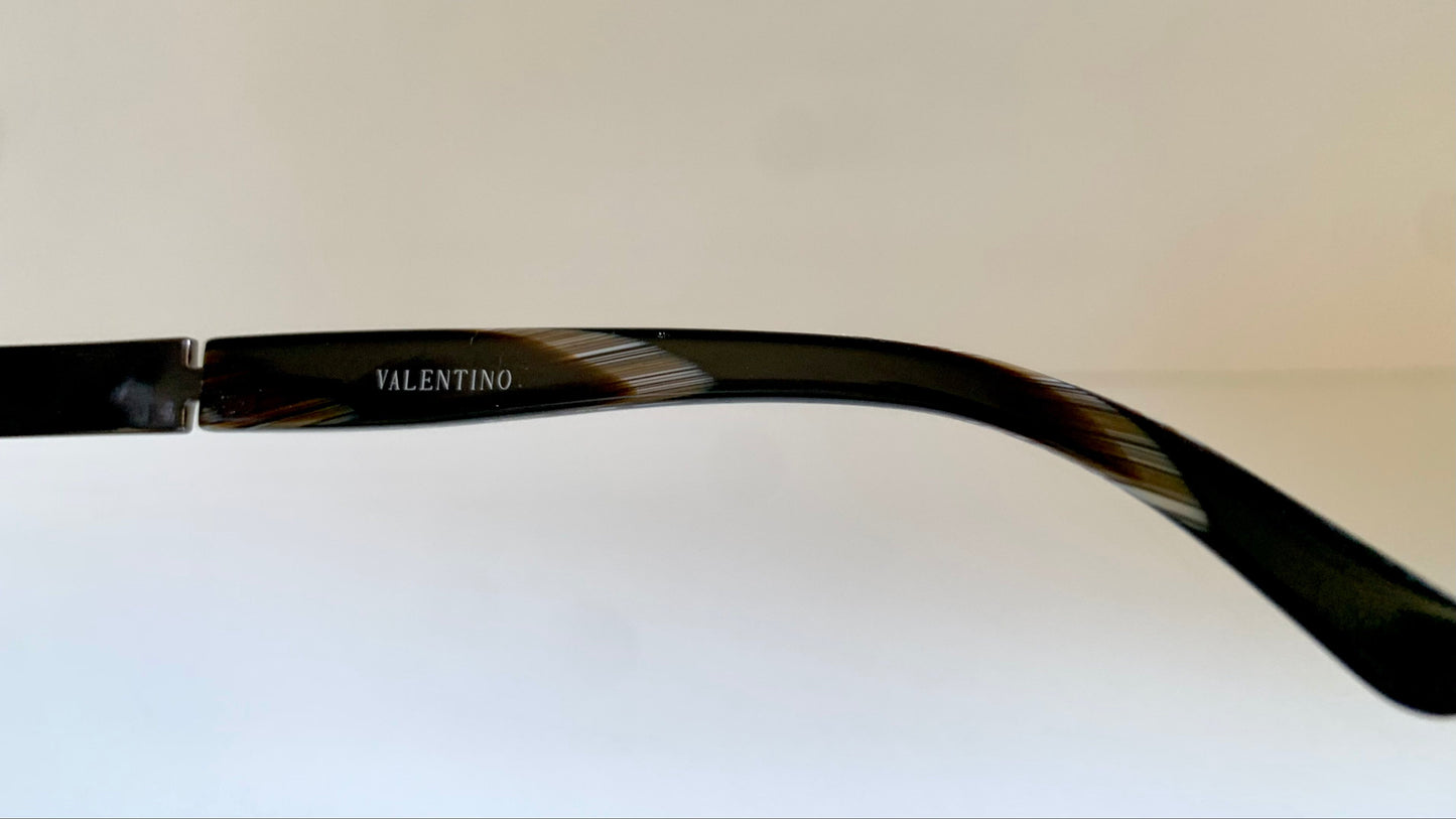 Valentino 90s vintage sunglasses - XL mask style aviator frames - small faces