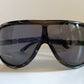 Valentino 90s vintage sunglasses - XL mask style aviator frames - small faces