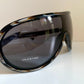 Valentino 90s vintage sunglasses - XL mask style aviator frames - small faces