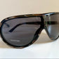 Valentino 90s vintage sunglasses - XL mask style aviator frames - small faces