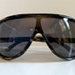 Valentino 90s vintage sunglasses - XL mask style aviator frames - small faces