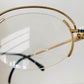 Cazal 80s glasses -  vintage gold and black metal frame made Germany