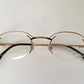 Cazal 80s glasses -  vintage gold and black metal frame made Germany