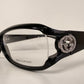 Vintage Gucci 00s frame - black and rhinestones Y2K eyewear