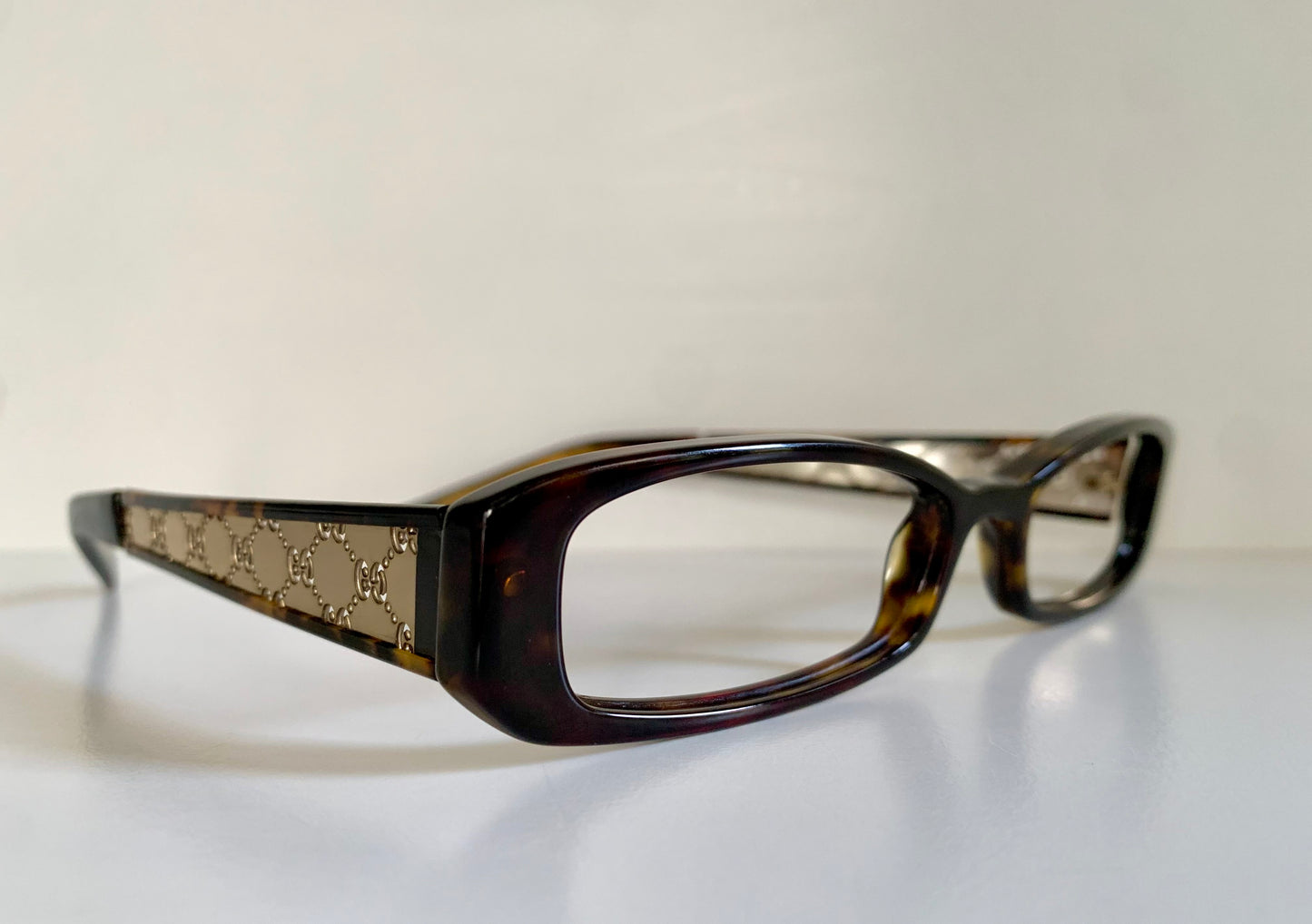 Vintage Gucci 00s frame - brown square Y2K eyewear