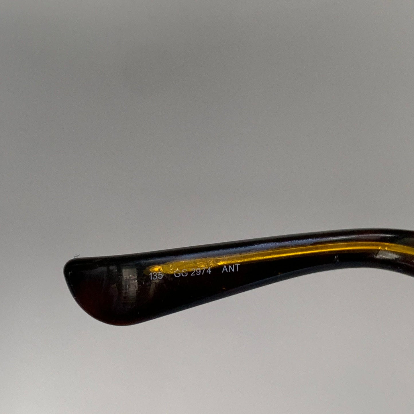 Vintage Gucci 00s frame - brown square Y2K eyewear