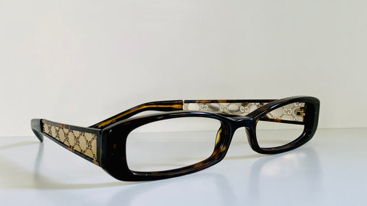 Vintage Gucci 00s frame - brown square Y2K eyewear