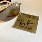 Vintage Ray Ban USA B&L W1348 Small Caravan sunglasses- 52mm mirrored lenses NOS