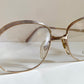 Christian Dior Vintage glasses - 2474 golden metal frames