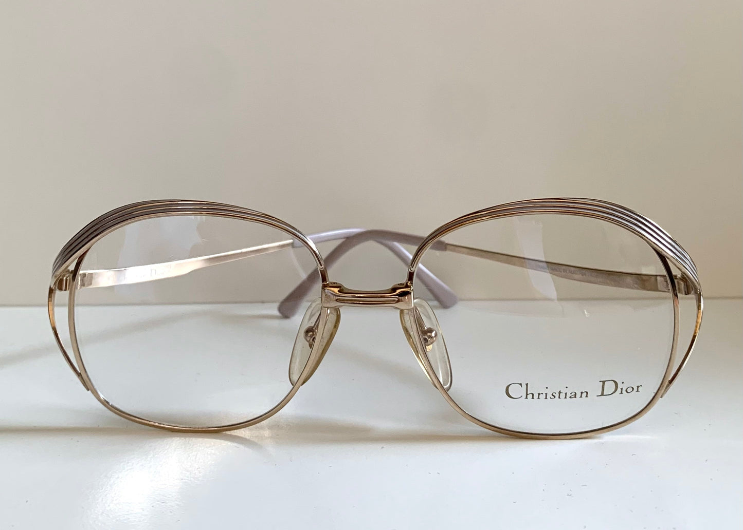Christian Dior Vintage glasses - 2474 golden metal frames