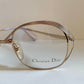 Christian Dior Vintage glasses - 2474 golden metal frames