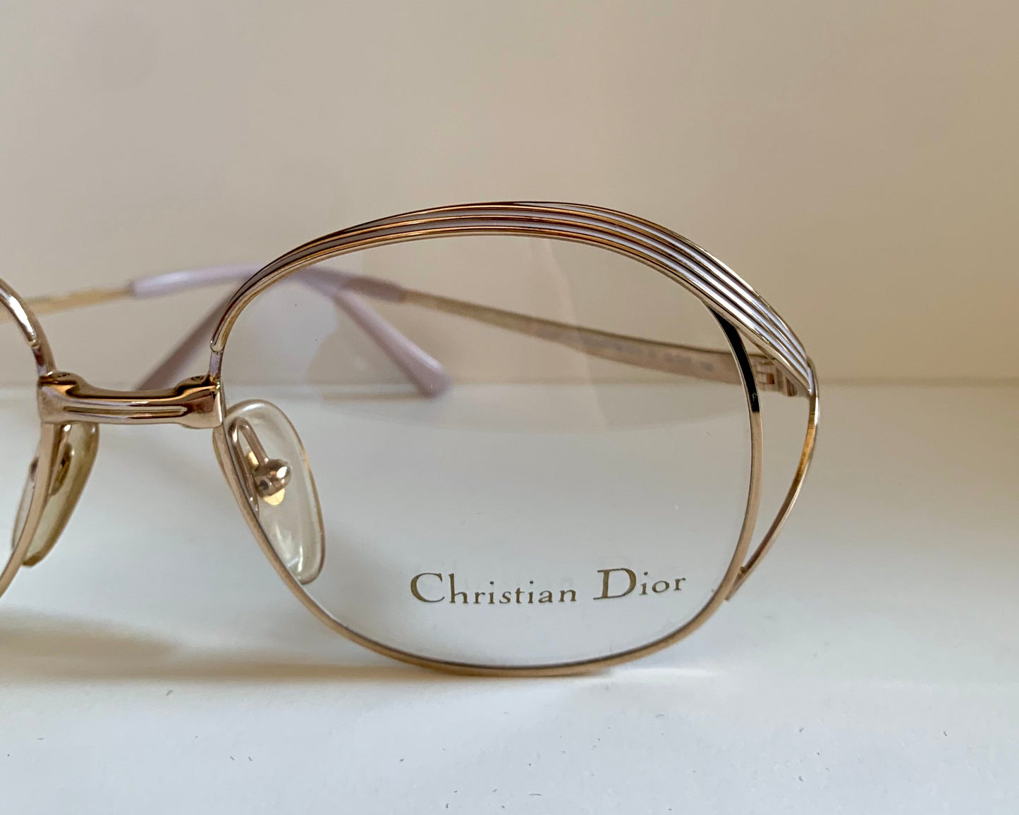 Christian Dior Vintage glasses - 2474 golden metal frames