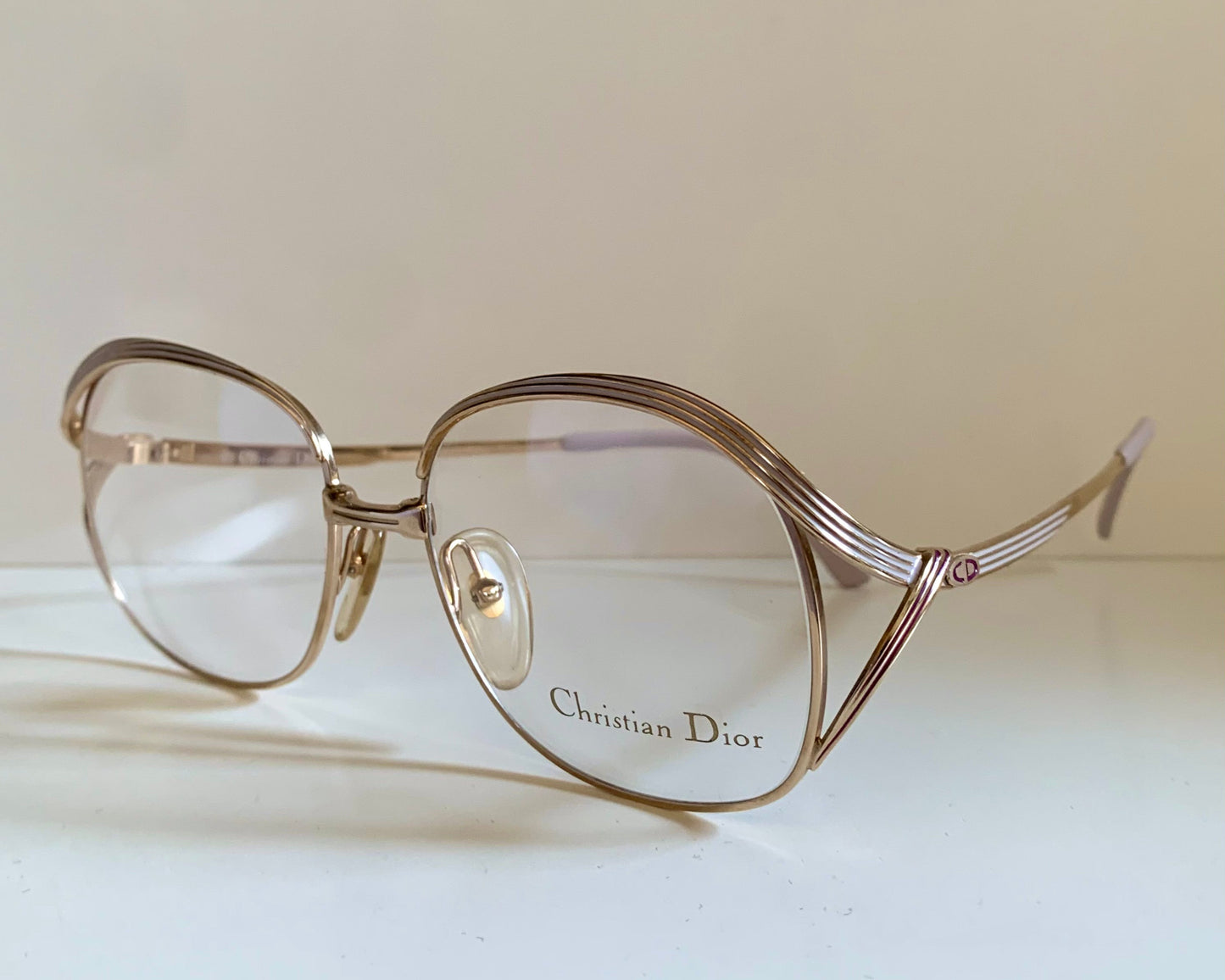 Christian Dior Vintage glasses - 2474 golden metal frames