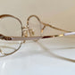 Christian Dior Vintage glasses - 2474 golden metal frames