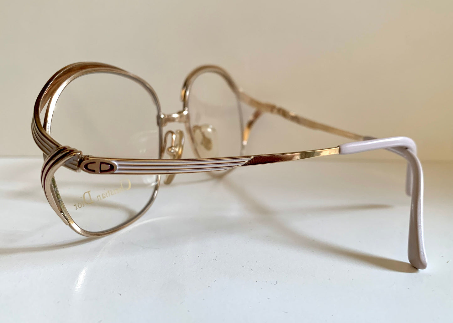 Christian Dior Vintage glasses - 2474 golden metal frames