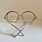 Christian Dior Vintage glasses - 2474 golden metal frames