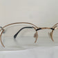 Cazal 80s glasses -  vintage gold and black metal frame made Germany