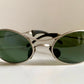 Ray Ban B&L Orbs USA vintage sunglasses - W2177 Orbs oval silver frame