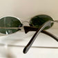 Ray Ban B&L Orbs USA vintage sunglasses - W2177 Orbs oval silver frame
