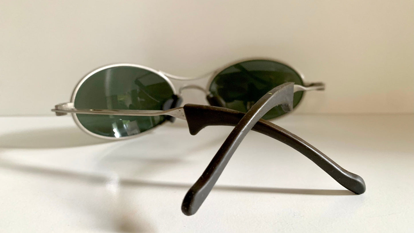 Ray Ban B&L Orbs USA vintage sunglasses - W2177 Orbs oval silver frame