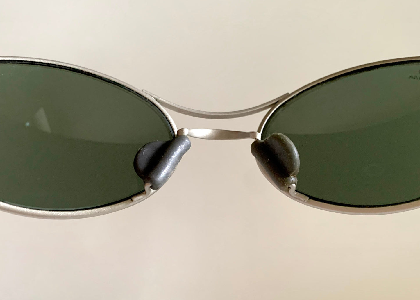 Ray Ban B&L Orbs USA vintage sunglasses - W2177 Orbs oval silver frame