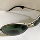 Ray Ban B&L Orbs USA vintage sunglasses - W2177 Orbs oval silver frame