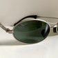 Ray Ban B&L Orbs USA vintage sunglasses - W2177 Orbs oval silver frame