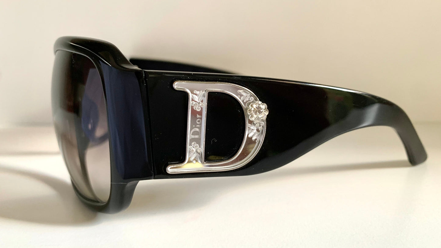 Christian Dior Vintage Sunglasses - Boudoir 1 black strass frame