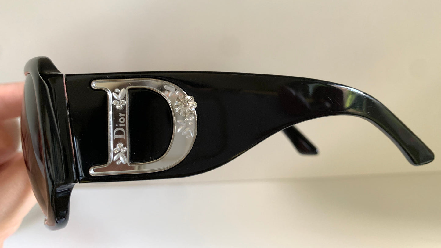 Christian Dior Vintage Sunglasses - Boudoir 1 black strass frame