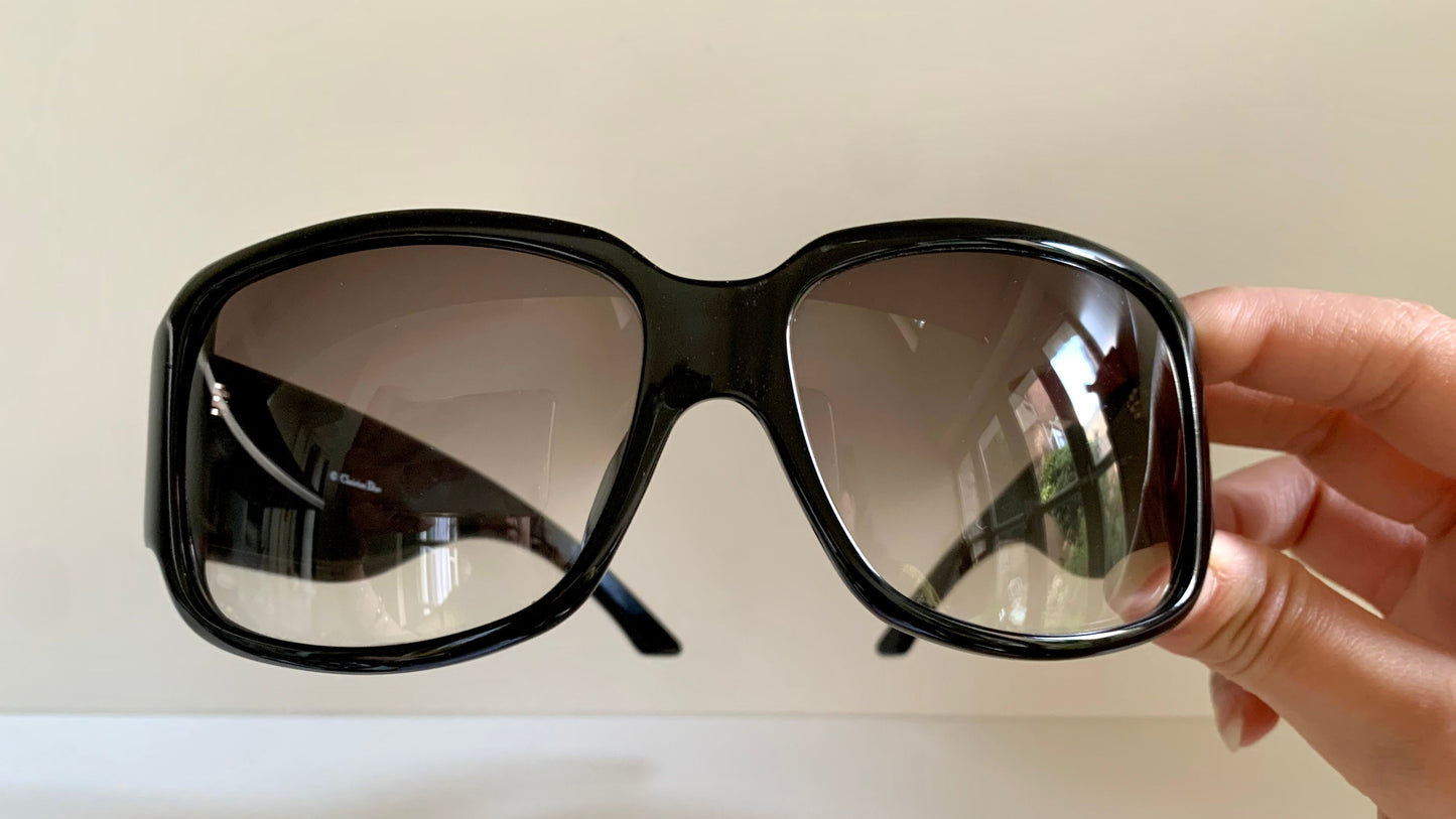 Christian Dior Vintage Sunglasses - Boudoir 1 black strass frame