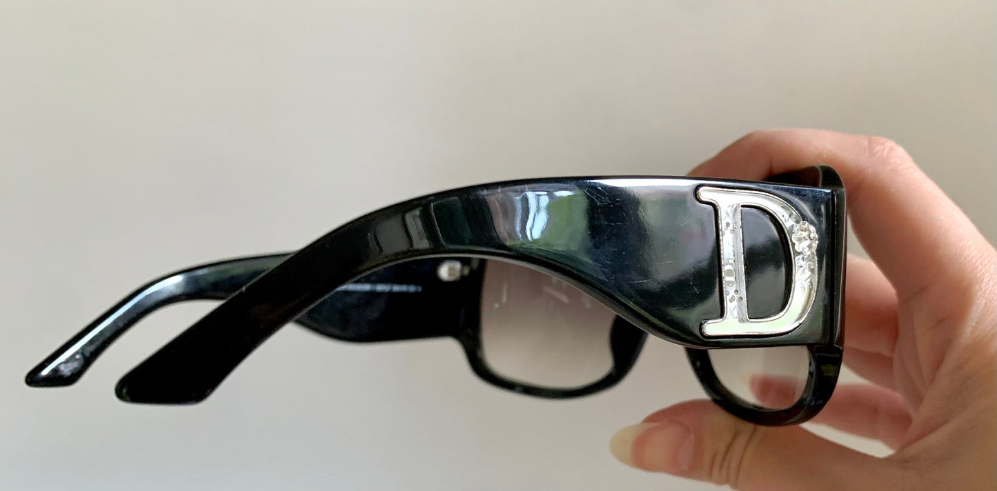 Christian Dior Vintage Sunglasses - Boudoir 1 black strass frame