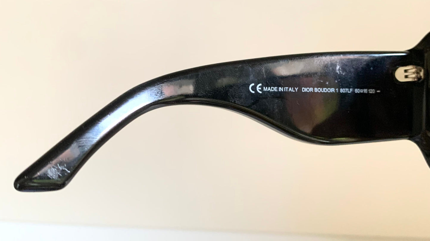 Christian Dior Vintage Sunglasses - Boudoir 1 black strass frame