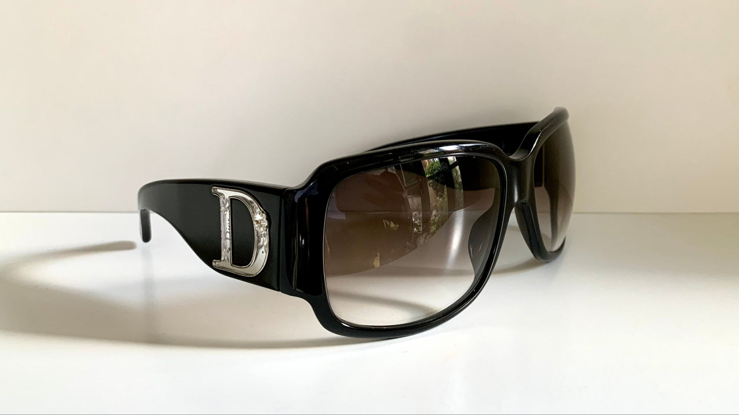 Christian Dior Vintage Sunglasses - Boudoir 1 black strass frame