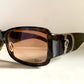 Christian Dior vintage sunglasses - Cottage 3 tortoise  frame, buckle logo
