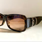Christian Dior vintage sunglasses - Cottage 3 tortoise  frame, buckle logo