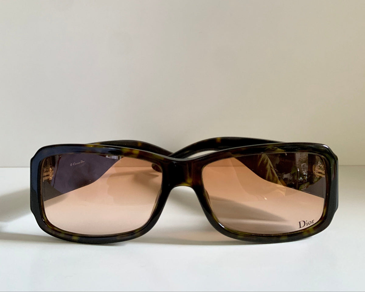 Christian Dior vintage sunglasses - Cottage 3 tortoise  frame, buckle logo