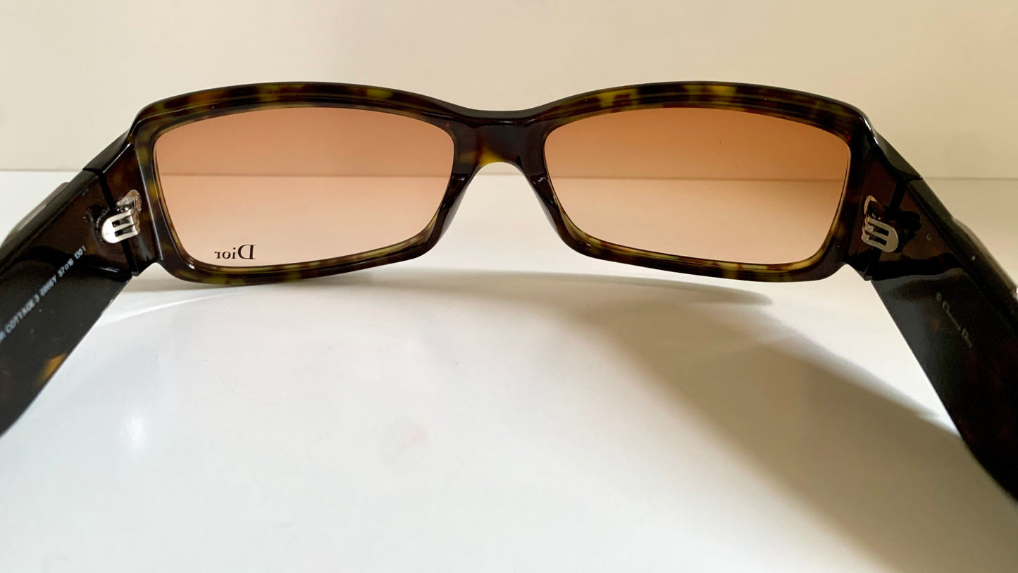 Christian Dior vintage sunglasses - Cottage 3 tortoise  frame, buckle logo