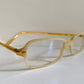 Vintage Gianfranco Ferre 00s frame - white gold filled Y2K eyewear