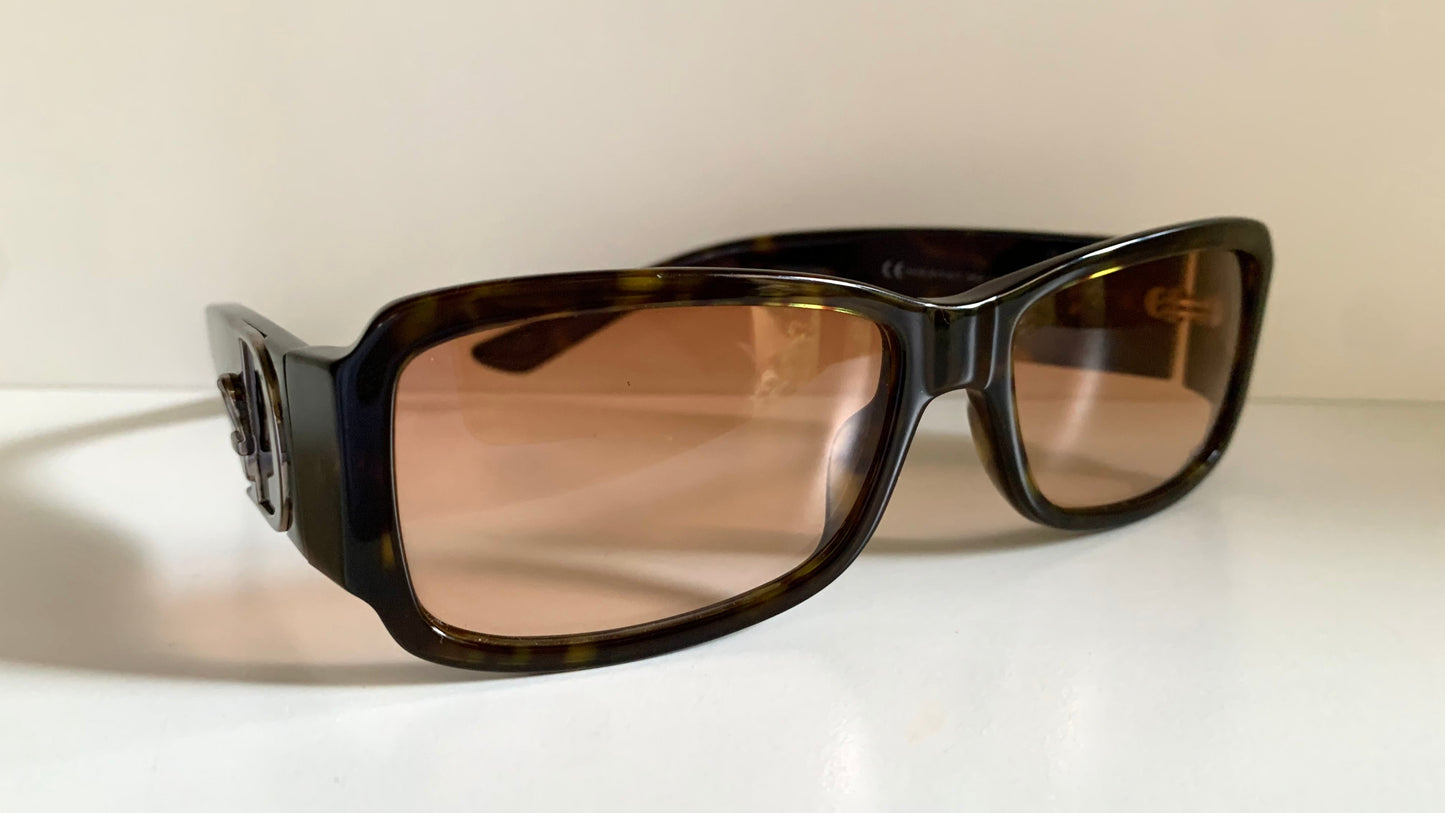 Christian Dior vintage sunglasses - Cottage 3 tortoise  frame, buckle logo