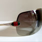 Gucci 00s vintage sunglasses - shield frame with Gucci logo