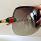 Gucci 00s vintage sunglasses - shield frame with Gucci logo