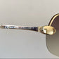 Gucci 00s vintage sunglasses - shield frame with Gucci logo