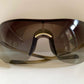 Gucci 00s vintage sunglasses - shield frame with Gucci logo