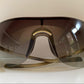 Gucci 00s vintage sunglasses - shield frame with Gucci logo